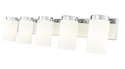 Burk 5 Light 38" Vanity in Chrome