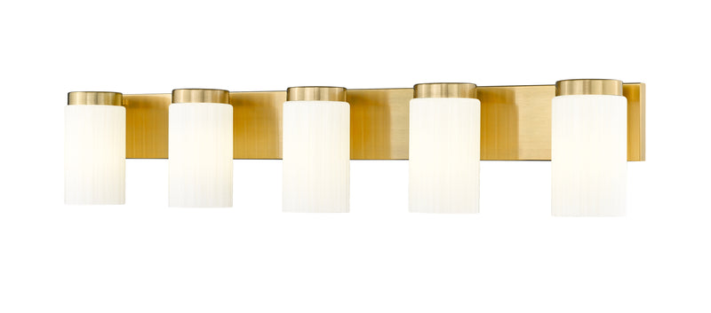 Burk 5 Light 38" Vanity in Luxe Gold