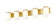 Burk 5 Light 38" Vanity in Luxe Gold