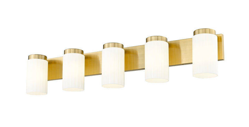 Burk 5 Light 38" Vanity in Luxe Gold