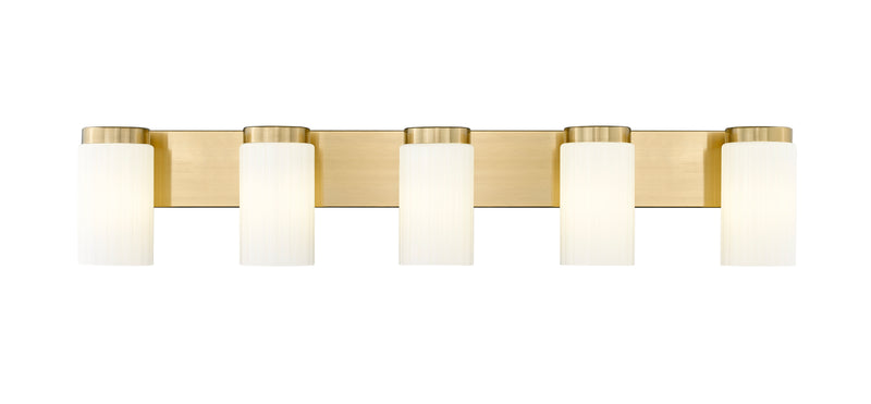 Burk 5 Light 38" Vanity in Luxe Gold
