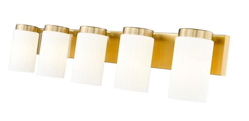 Burk 5 Light 38" Vanity in Luxe Gold