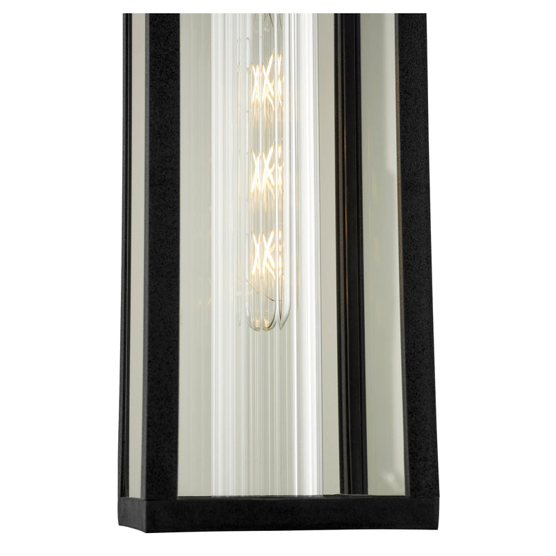 Parks 15" Outdoor Pendant in Textured Black