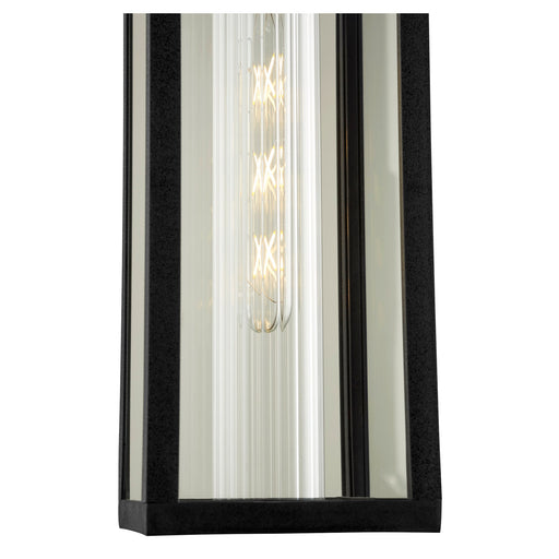 Parks 15" Outdoor Pendant in Textured Black