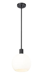 Margo 1 Light 9.75" Pendant in Matte Black
