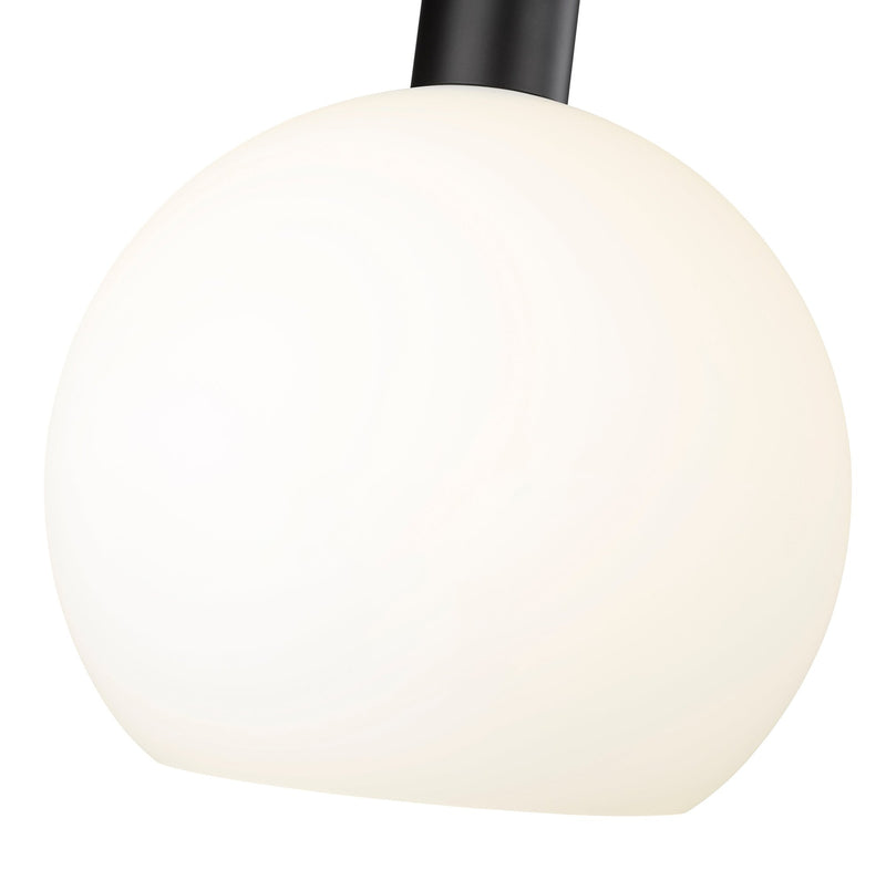 Margo 1 Light 9.75" Pendant in Matte Black