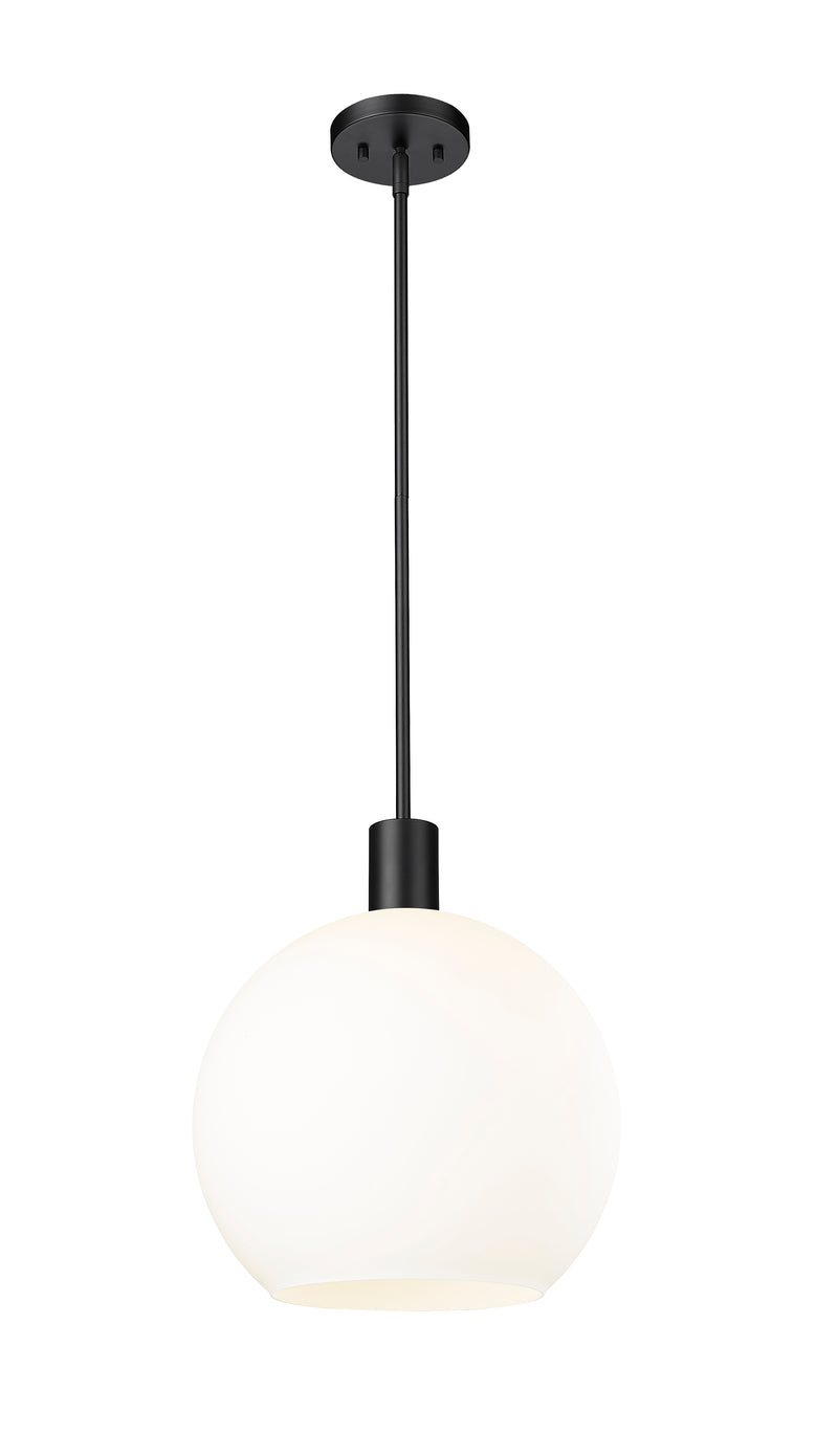 Margo 1 Light 13.75" Pendant in Matte Black