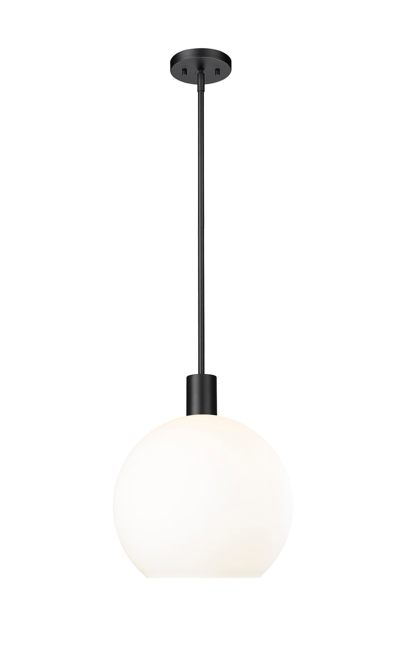 Margo 1 Light 13.75" Pendant in Matte Black