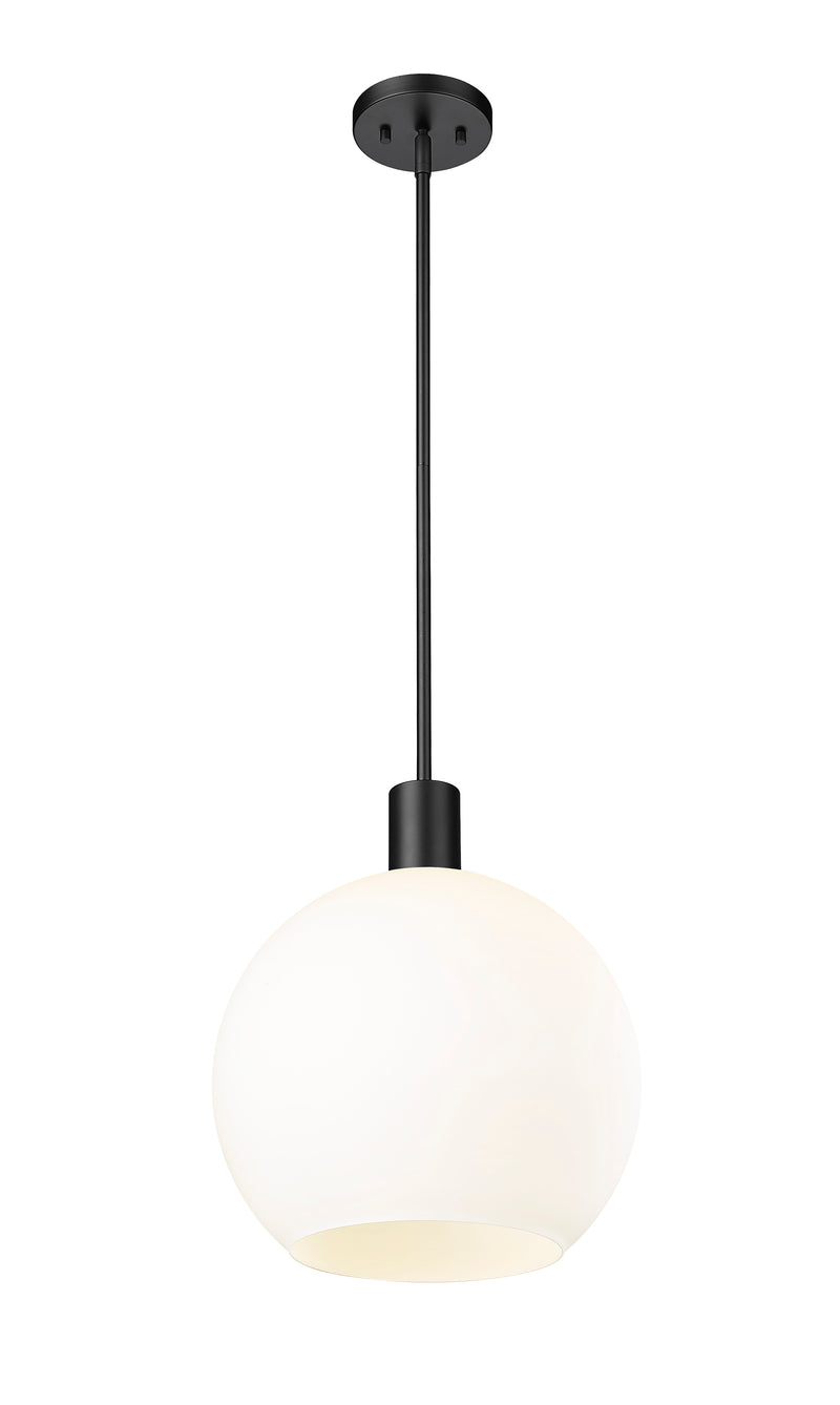 Margo 1 Light 13.75" Pendant in Matte Black