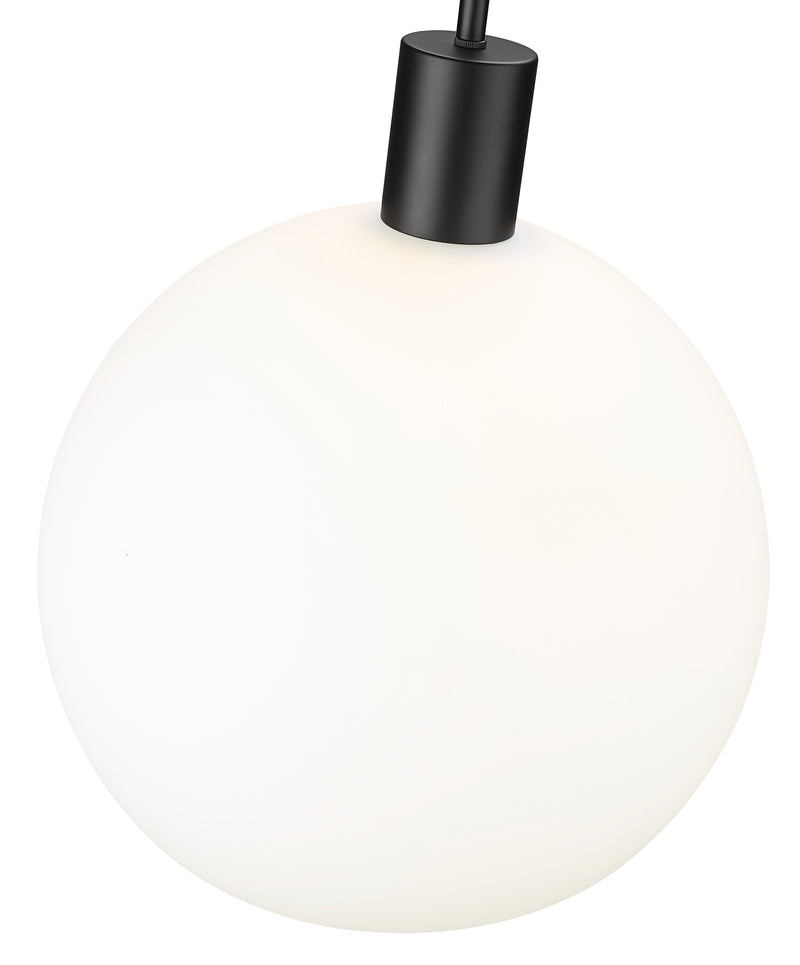 Margo 1 Light 13.75" Pendant in Matte Black