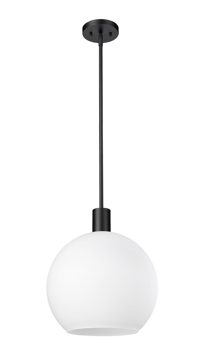 Margo 1 Light 13.75" Pendant in Matte Black