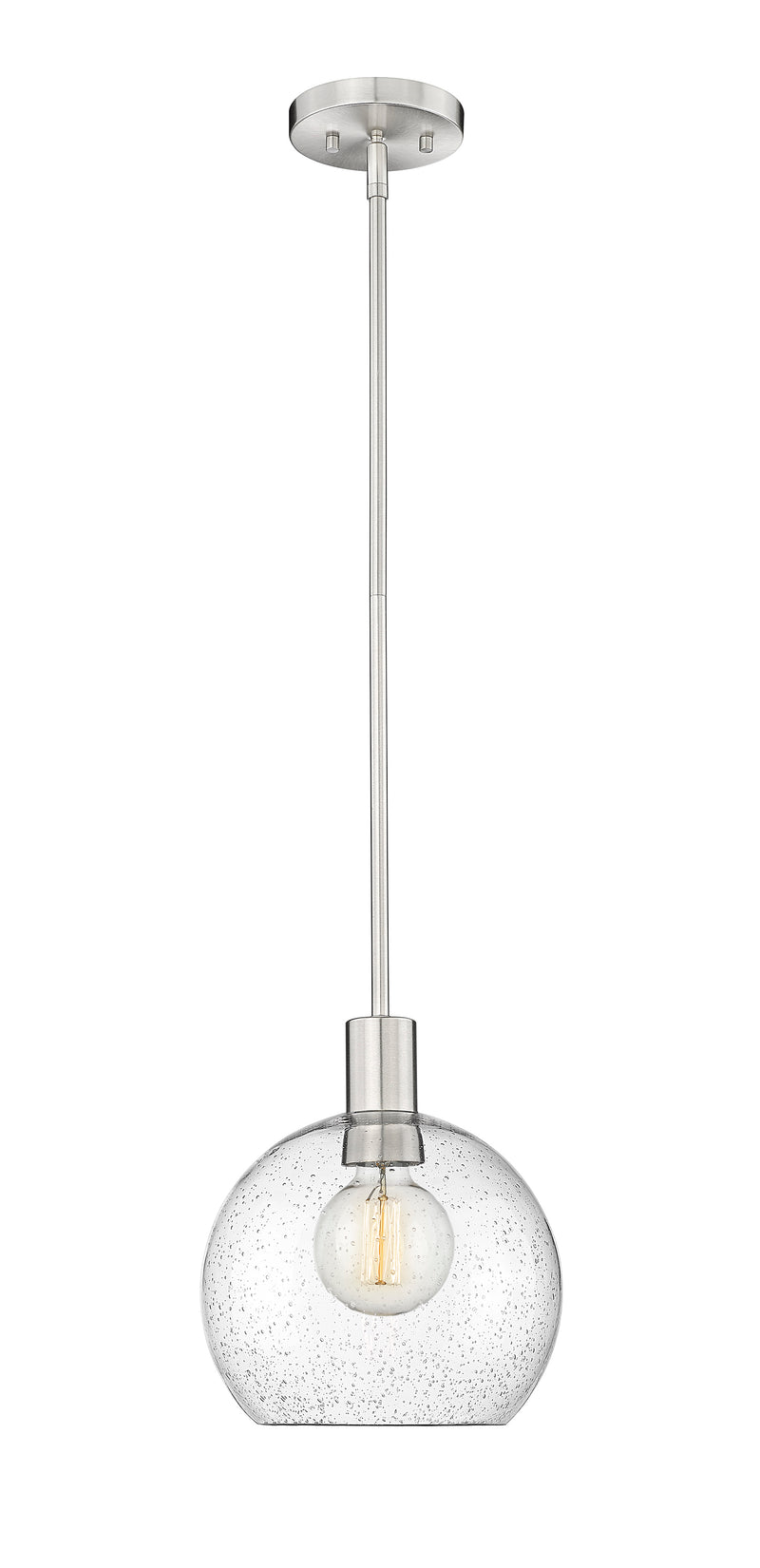 Margo 1 Light 9.75" Pendant in Brushed Nickel