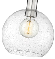 Margo 1 Light 9.75" Pendant in Brushed Nickel