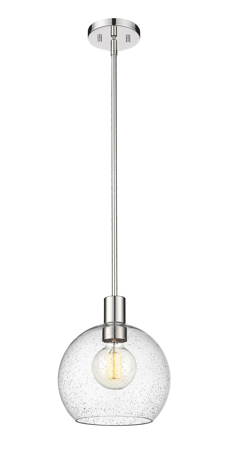 Margo 1 Light 9.75" Pendant in Polished Nickel