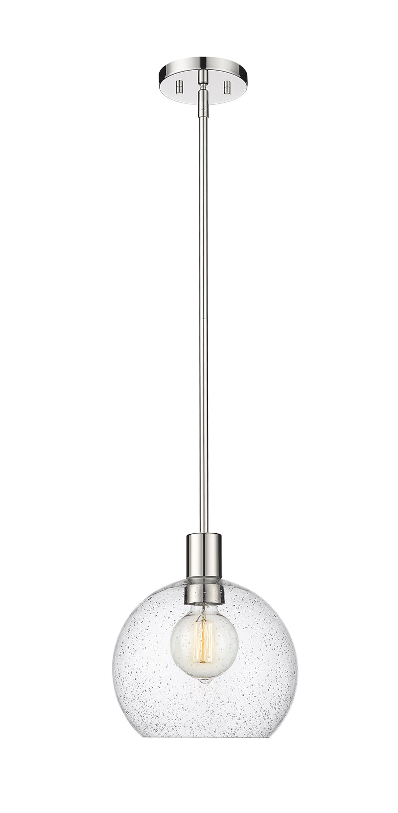 Margo 1 Light 9.75" Pendant in Polished Nickel