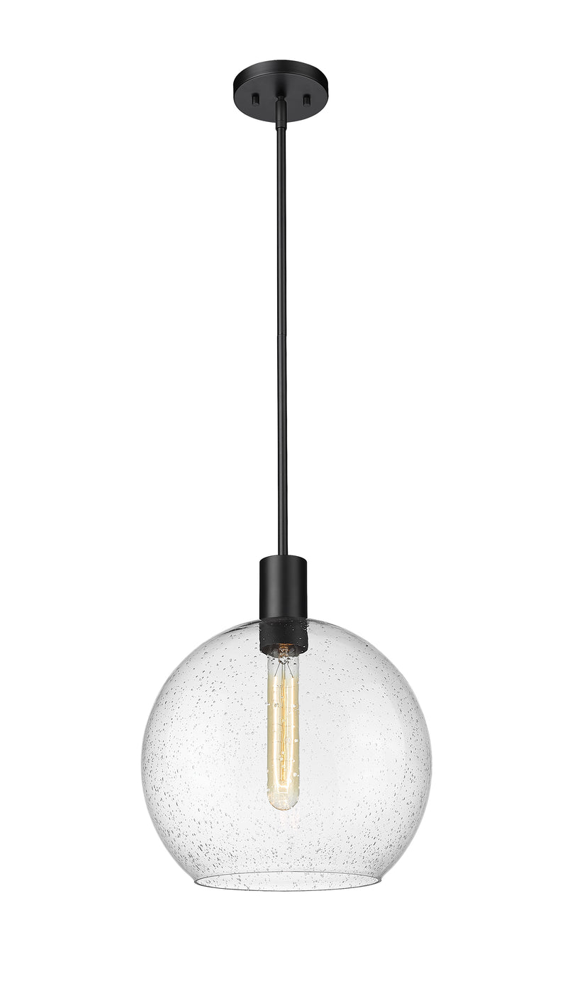 Margo 1 Light 13.75" Pendant in Matte Black