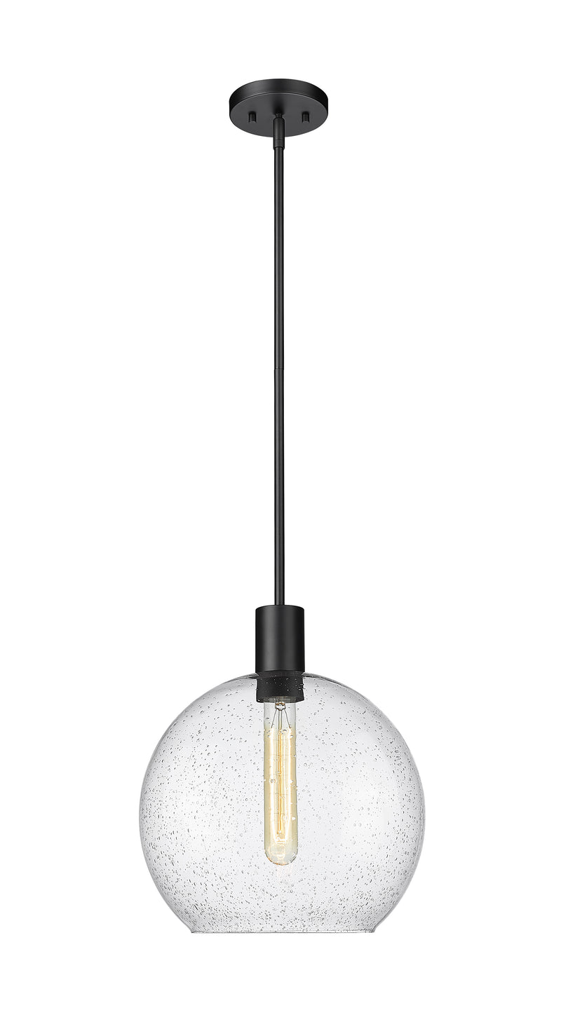 Margo 1 Light 13.75" Pendant in Matte Black
