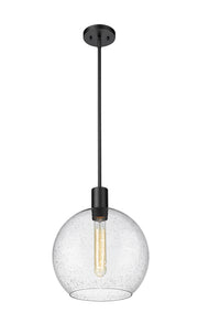 Margo 1 Light 13.75" Pendant in Matte Black