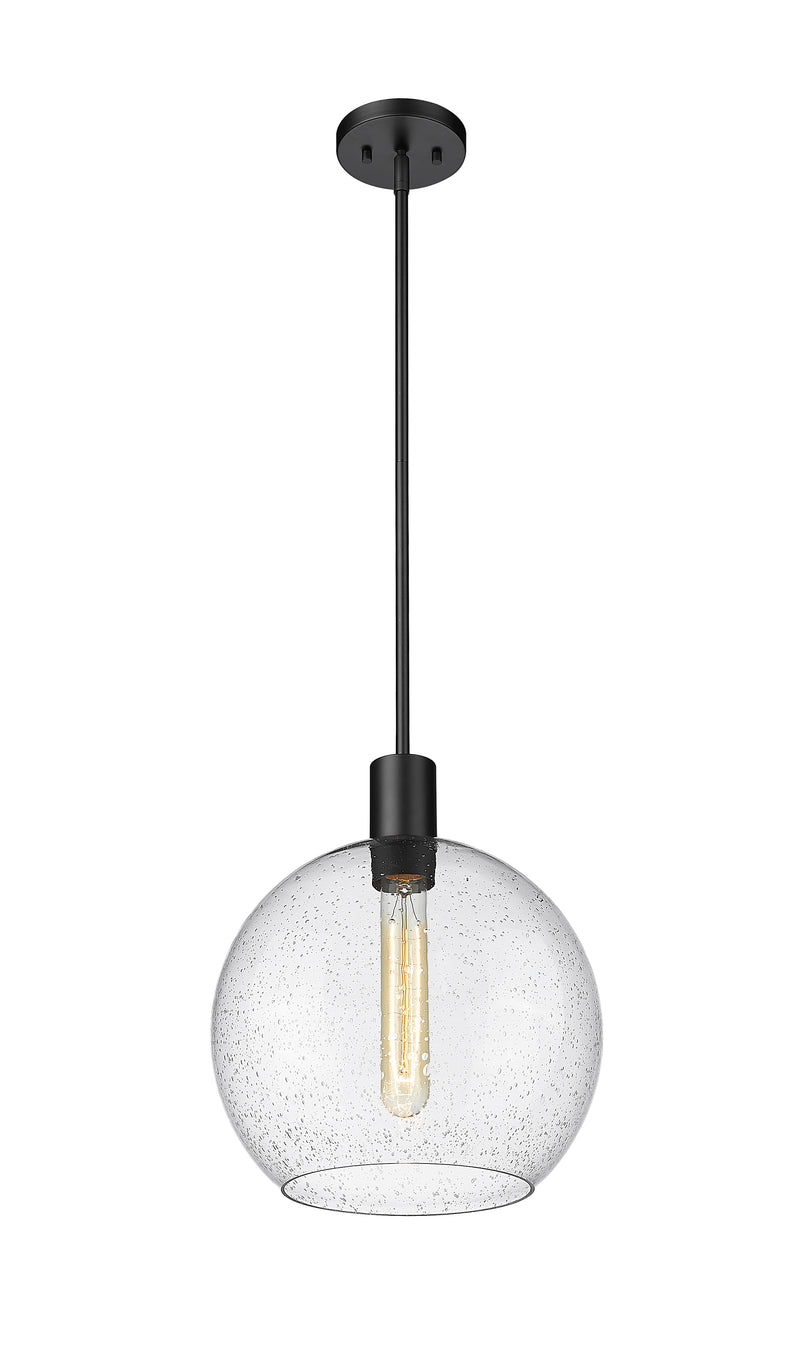 Margo 1 Light 13.75" Pendant in Matte Black