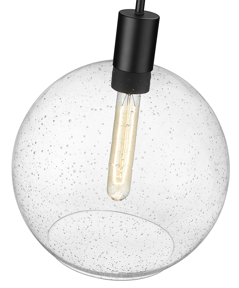 Margo 1 Light 13.75" Pendant in Matte Black