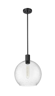 Margo 1 Light 13.75" Pendant in Matte Black