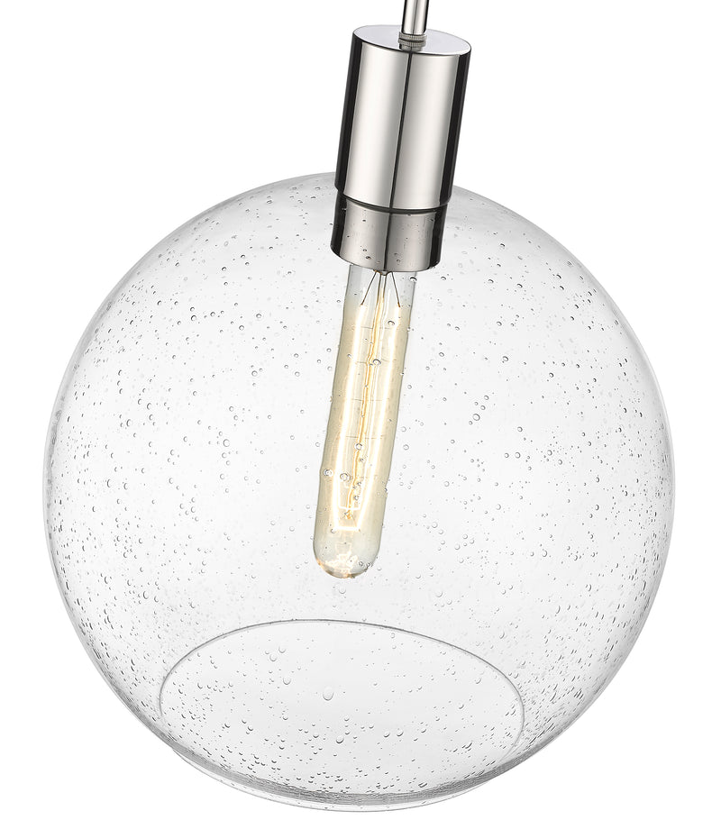 Margo 1 Light 13.75" Pendant in Polished Nickel