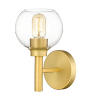 Sutton 1 Light 6" Wall Sconce in Brushed Gold