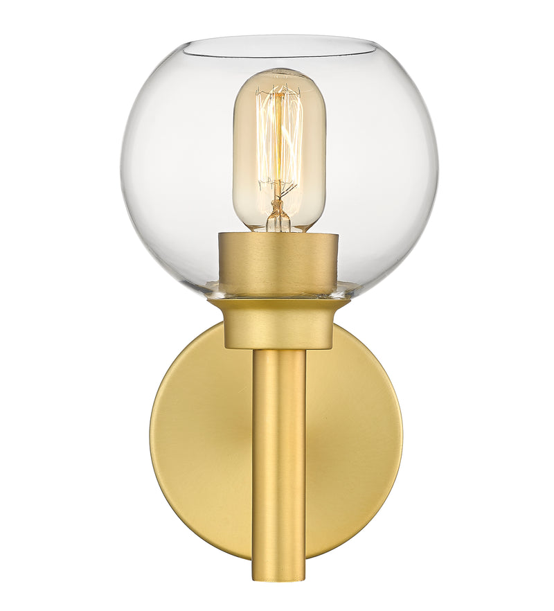 Sutton 1 Light 6" Wall Sconce in Brushed Gold