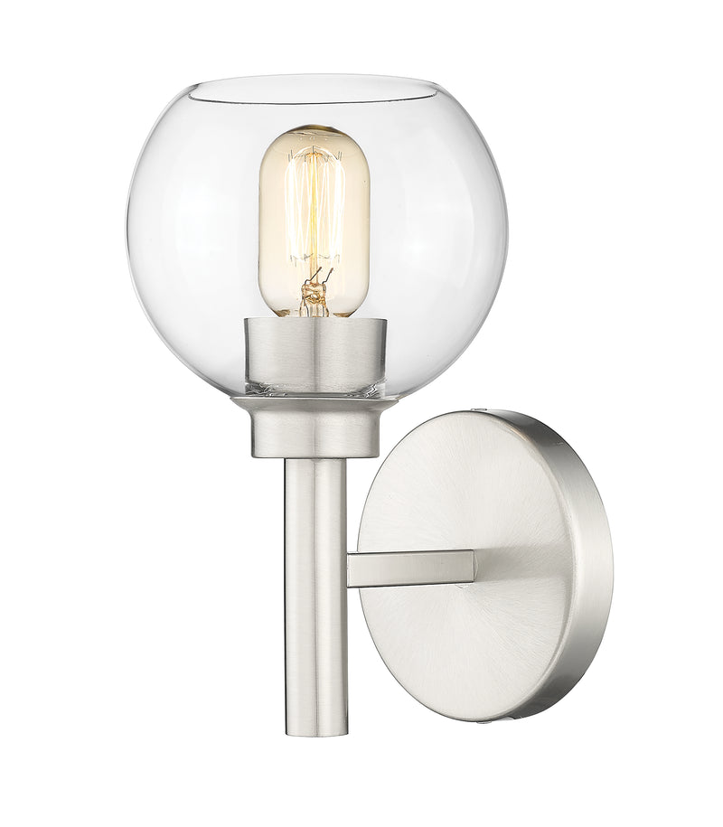 Sutton 1 Light 6" Wall Sconce in Brushed Nickel
