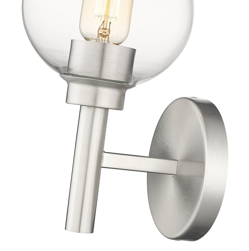Sutton 1 Light 6" Wall Sconce in Brushed Nickel