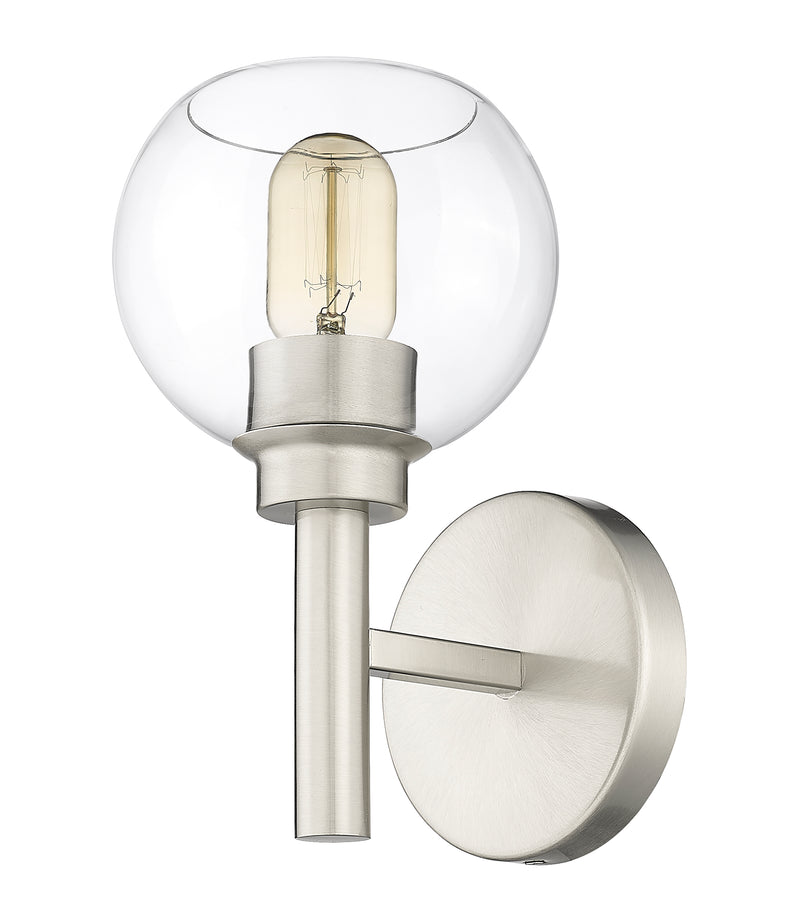 Sutton 1 Light 6" Wall Sconce in Brushed Nickel