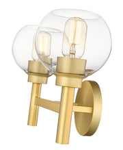 Sutton 2 Light 15.75" Vanity in Brushed Gold