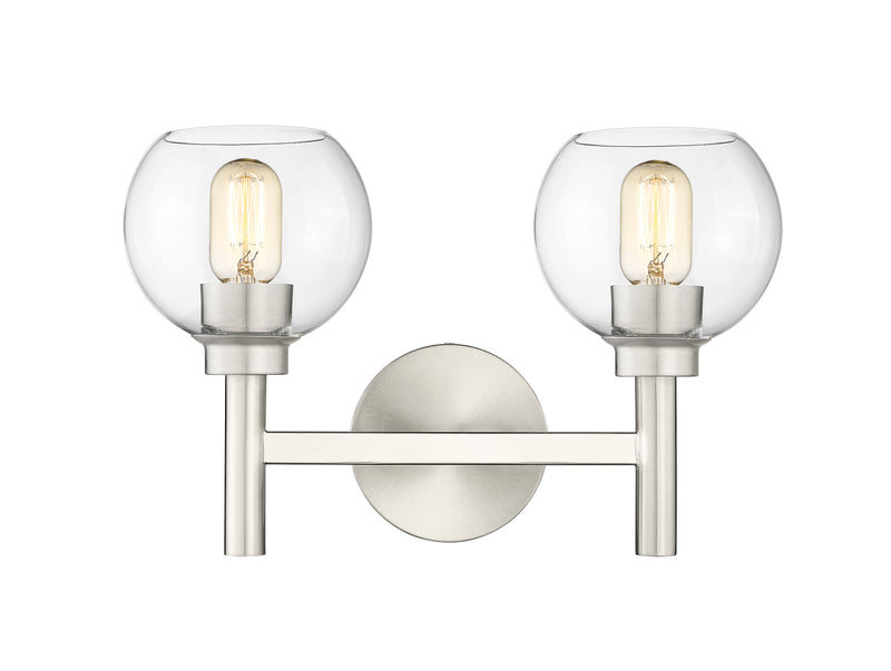 Sutton 2 Light 15.75" Vanity in Brushed Nickel