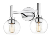 Sutton 2 Light 15.75" Vanity in Chrome