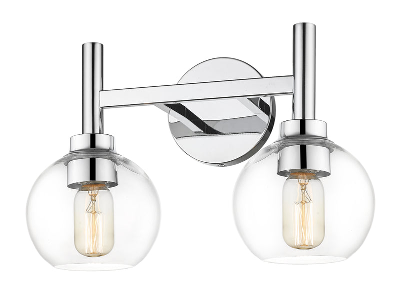Sutton 2 Light 15.75" Vanity in Chrome