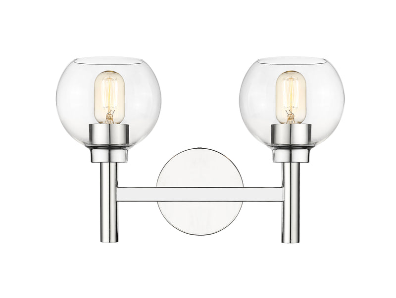Sutton 2 Light 15.75" Vanity in Chrome