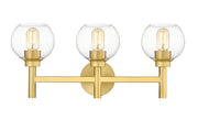 Sutton 3 Light 23.75" Vanity in Brushed Gold