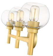 Sutton 3 Light 23.75" Vanity in Brushed Gold