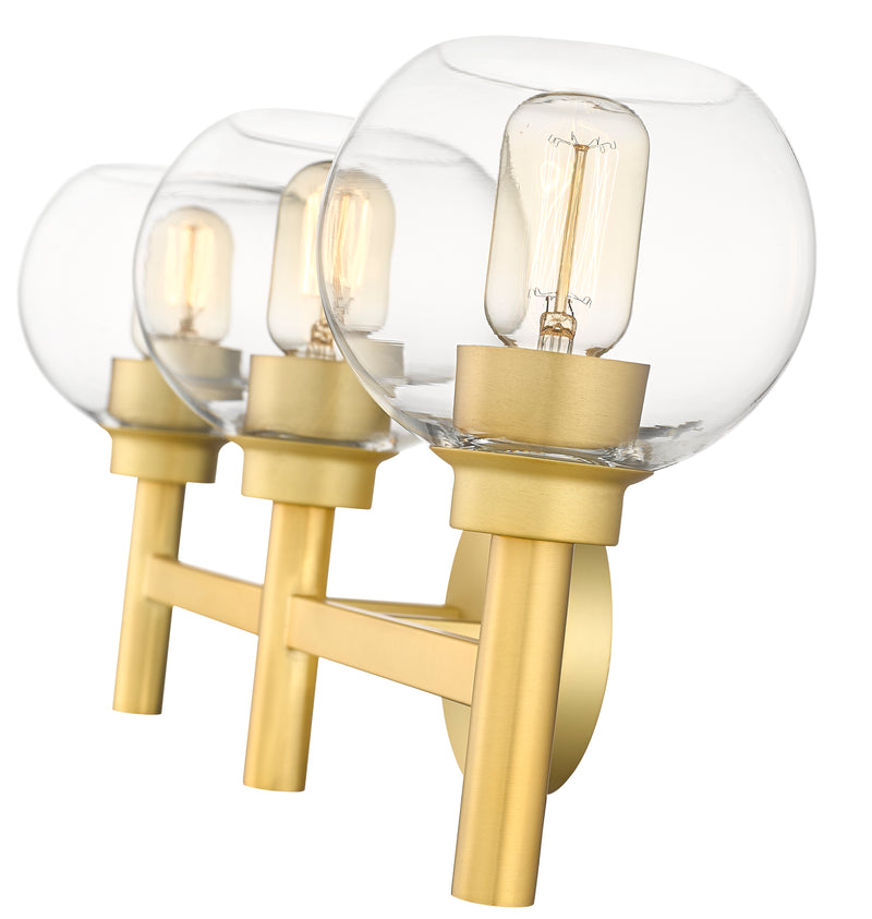 Sutton 3 Light 23.75" Vanity in Brushed Gold