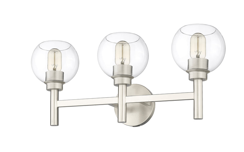 Sutton 3 Light 23.75" Vanity in Brushed Nickel