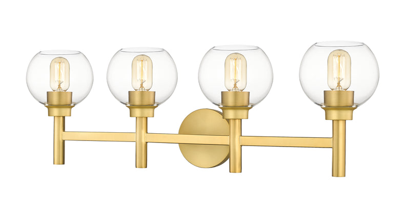 Sutton 4 Light 31.5" Vanity in Brushed Gold