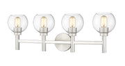 Sutton 4 Light 31.5" Vanity in Brushed Nickel