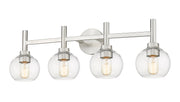 Sutton 4 Light 31.5" Vanity in Brushed Nickel