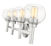Sutton 4 Light 31.5" Vanity in Brushed Nickel