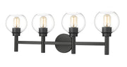 Sutton 4 Light 31.5" Vanity in Matte Black