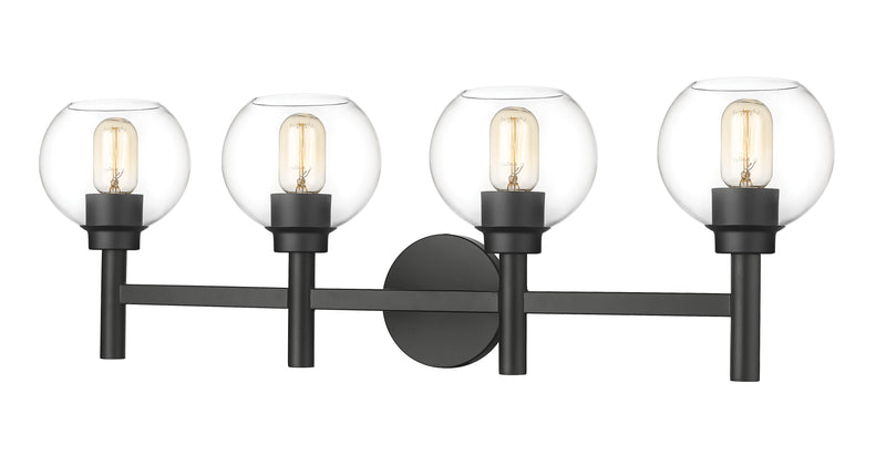 Sutton 4 Light 31.5" Vanity in Matte Black