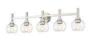 Sutton 5 Light 39.5" Vanity in Brushed Nickel