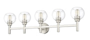 Sutton 5 Light 39.5" Vanity in Brushed Nickel