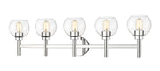 Sutton 5 Light 39.5" Vanity in Chrome