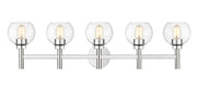 Sutton 5 Light 39.5" Vanity in Chrome